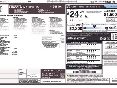 New 2025 Lincoln Nautilus Reserve image 4