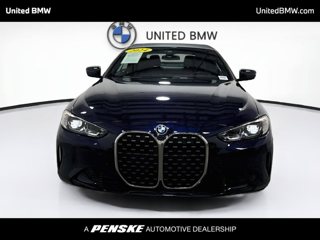 Certified 2024 BMW 430i Convertible w/ Premium Package RWD image 2