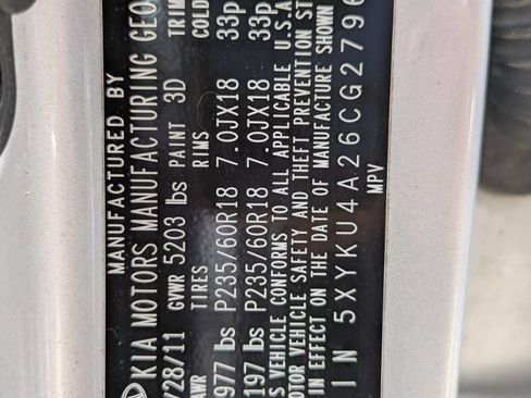 Used 2012 Kia Sorento EX FWD image 18
