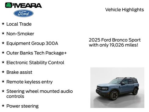 Used 2025 Ford Bronco Sport Outer Banks w/ Outer Banks Tech Package+ image 8