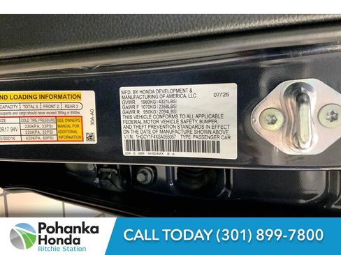 New 2025 Honda Accord SE image 21