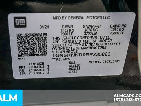 Used 2024 Chevrolet Tahoe LT image 62