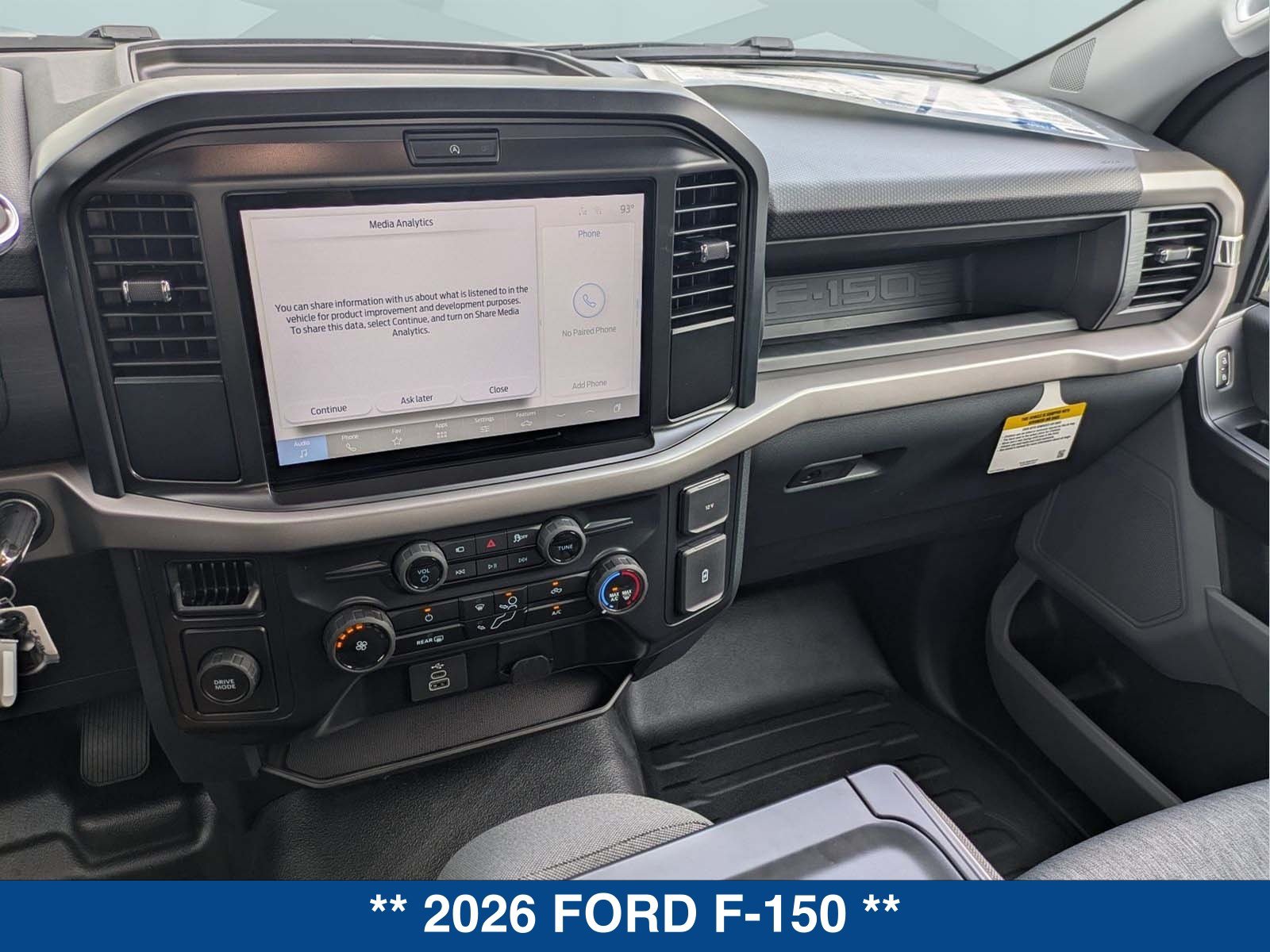 New 2026 Ford F150 XL w/ Equipment Group 103A High RWD image 26