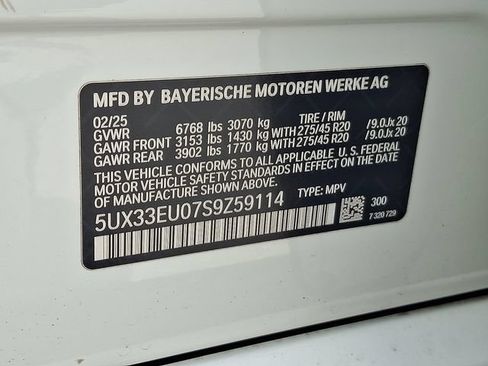 Used 2025 BMW X5 M60i w/ Executive Package AWD/4WD image 29