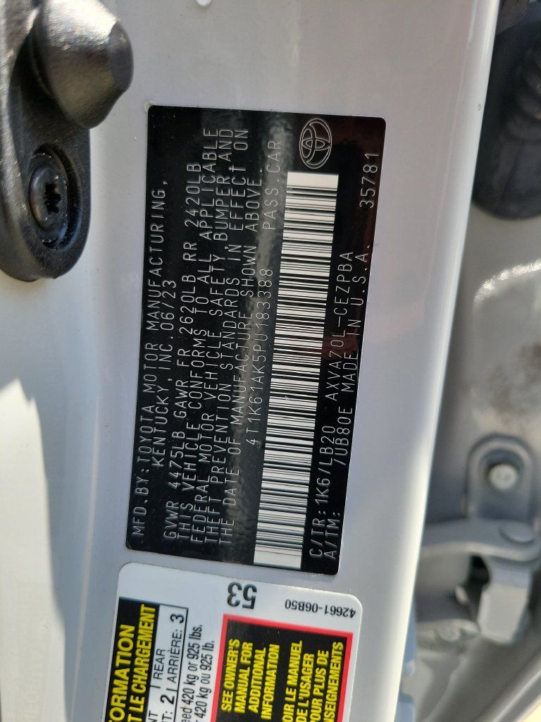 Used 2023 Toyota Camry XSE FWD image 37