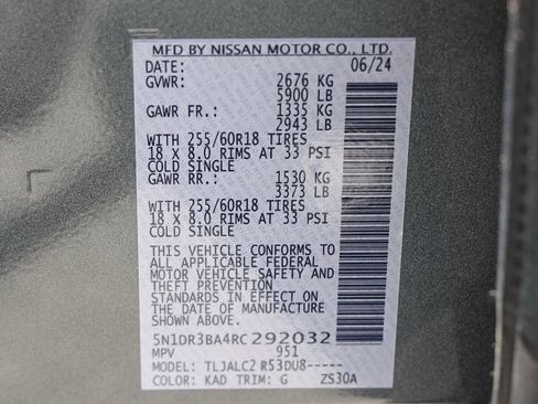 Used 2024 Nissan Pathfinder SV FWD image 33