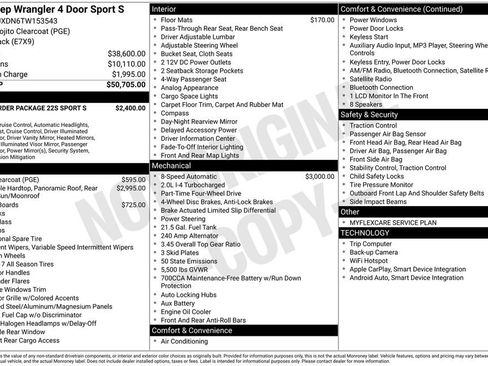 New 2026 Jeep Wrangler Sport S image 7