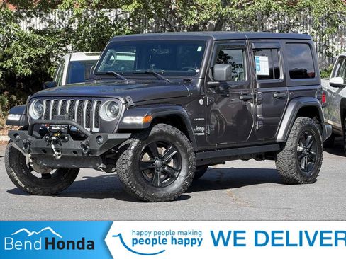 Used 2020 Jeep Wrangler Unlimited Sahara AWD/4WD image 1