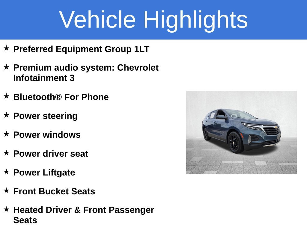 Certified 2024 Chevrolet Equinox LT w/ LPO, Cargo Package FWD image 3