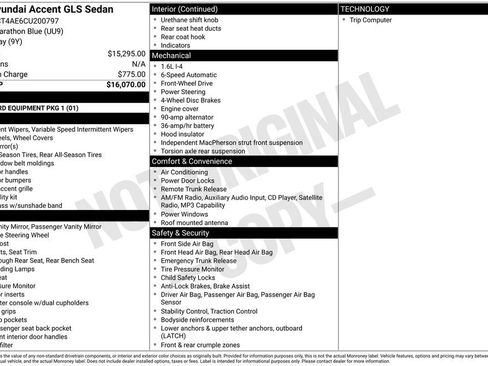 Used 2012 Hyundai Accent GLS image 13