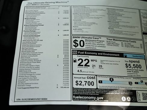 New 2027 BMW X7 xDrive40i w/ M Sport Package AWD/4WD image 26