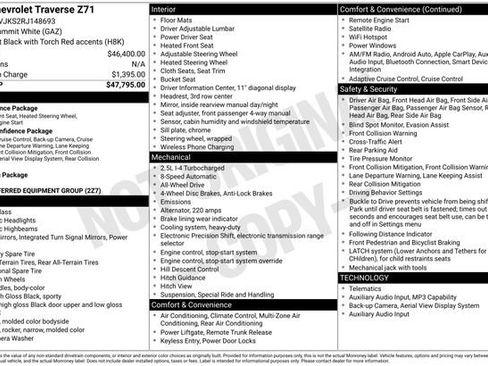 Used 2024 Chevrolet Traverse Z71 AWD/4WD image 5