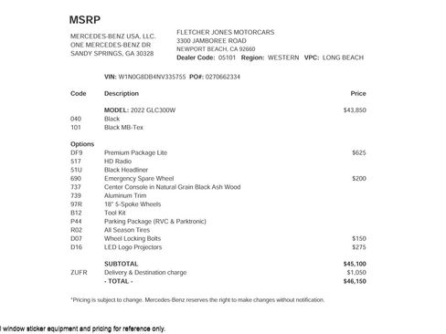 Used 2022 Mercedes-Benz GLC 300 image 2