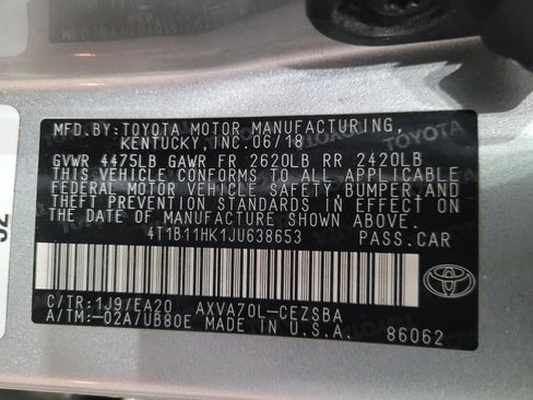 Used 2018 Toyota Camry SE FWD image 33