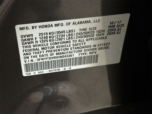 Used 2017 Honda Pilot Touring image 29