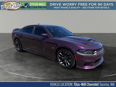 Used 2021 Dodge Charger Scat Pack w/ Navigation & Travel Group RWD image 1