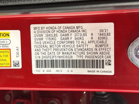 Used 2022 Honda Civic Sport image 18