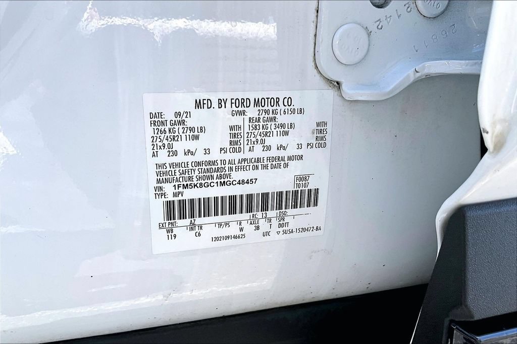 Used 2021 Ford Explorer ST w/ Equipment Group 401A AWD/4WD image 34