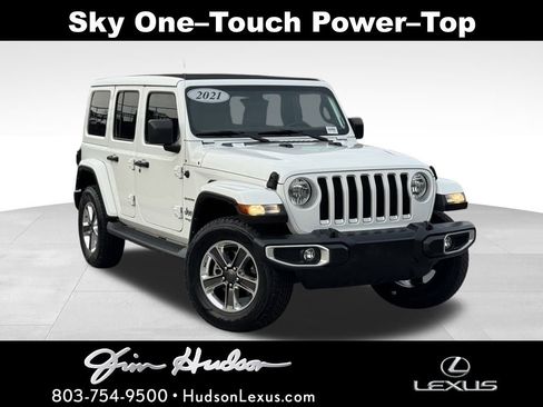 Used 2021 Jeep Wrangler Unlimited Sahara w/ Safety Group image 1