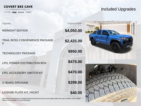 Used 2025 Chevrolet Colorado Trail Boss w/ Midnight Edition AWD/4WD image 11