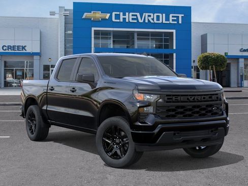 New 2026 Chevrolet Silverado 1500 Custom w/ LPO, Dark Essentials Package AWD/4WD image 2