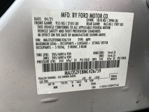 Used 2021 Ford EcoSport S image 26