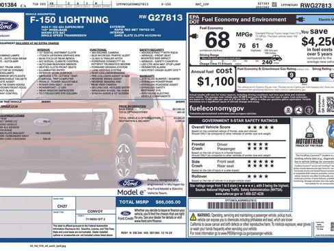 Used 2024 Ford F150 Lightning XLT image 2