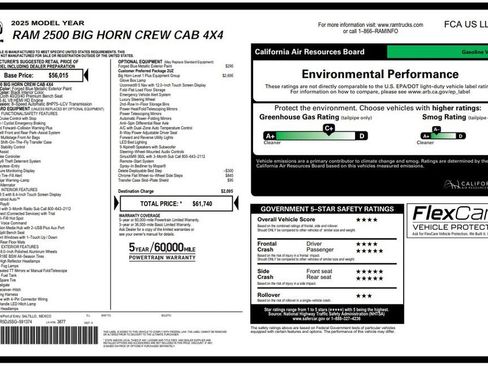 Used 2025 RAM 2500 Big Horn AWD/4WD image 2