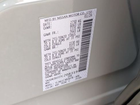 New 2026 Nissan Pathfinder Platinum image 36