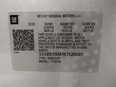 Used 2019 Chevrolet Cruze LT w/ Convenience Package FWD image 33