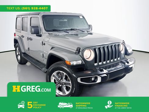 Used 2021 Jeep Wrangler Unlimited Sahara AWD/4WD image 1