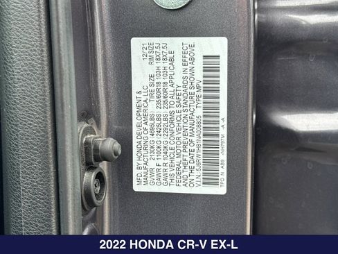 Used 2022 Honda CR-V EX-L image 32