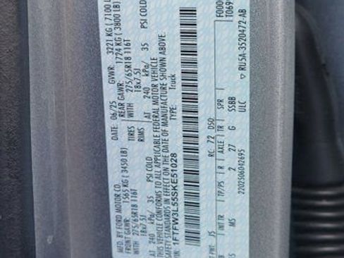 Used 2025 Ford F150 XLT w/ Equipment Group 301A Standard AWD/4WD image 32