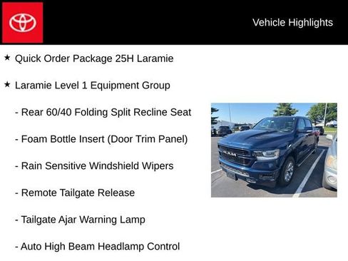Used 2019 RAM 1500 Laramie w/ Sport Appearance Package AWD/4WD image 5