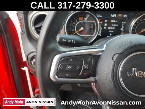 Used 2021 Jeep Wrangler Unlimited Sahara w/ Uconnect 4C Nav & Sound Group AWD/4WD image 21