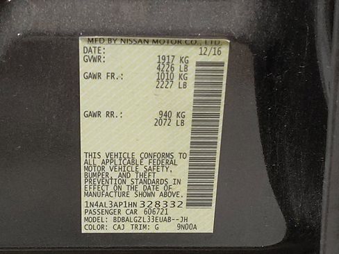 Used 2017 Nissan Altima 2.5 S w/ Power Driver Seat Package image 33