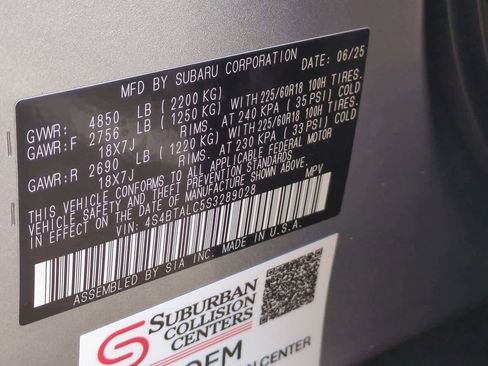 Certified 2025 Subaru Outback Onyx Edition image 35