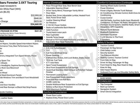 Used 2014 Subaru Forester 2.0XT Touring w/ Popular Package #2 AWD/4WD image 36