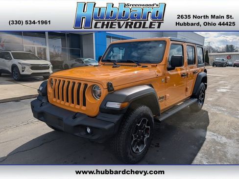 Used 2021 Jeep Wrangler Unlimited Sport image 1