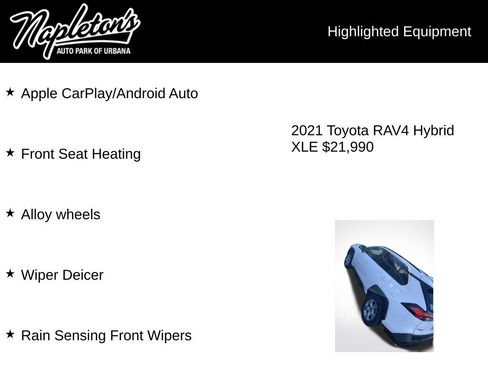 Used 2021 Toyota RAV4 XLE w/ Convenience Package image 4