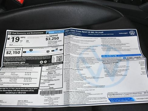 Used 2021 Volkswagen Atlas Cross Sport SEL R-Line image 58