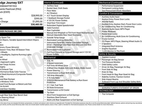 Used 2017 Dodge Journey SXT image 2