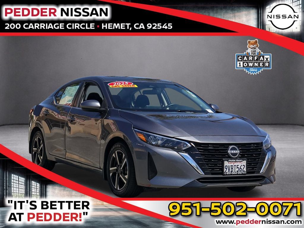 Used 2025 Nissan Sentra SV w/ Trunk Package FWD image 1