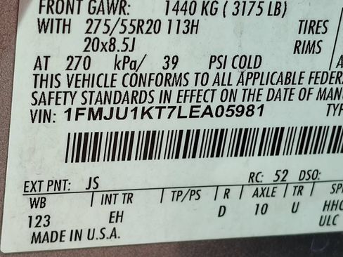 Used 2020 Ford Expedition Limited RWD image 22
