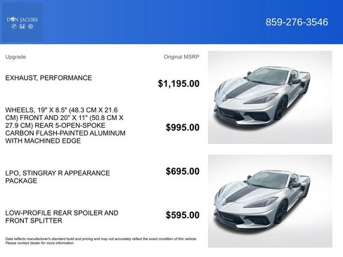 Used 2023 Chevrolet Corvette Stingray Coupe RWD image 4