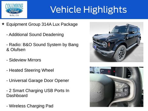 Certified 2023 Ford Bronco Outer Banks AWD/4WD image 8