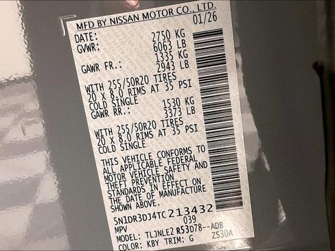 New 2026 Nissan Pathfinder Platinum w/ Cargo Package image 27