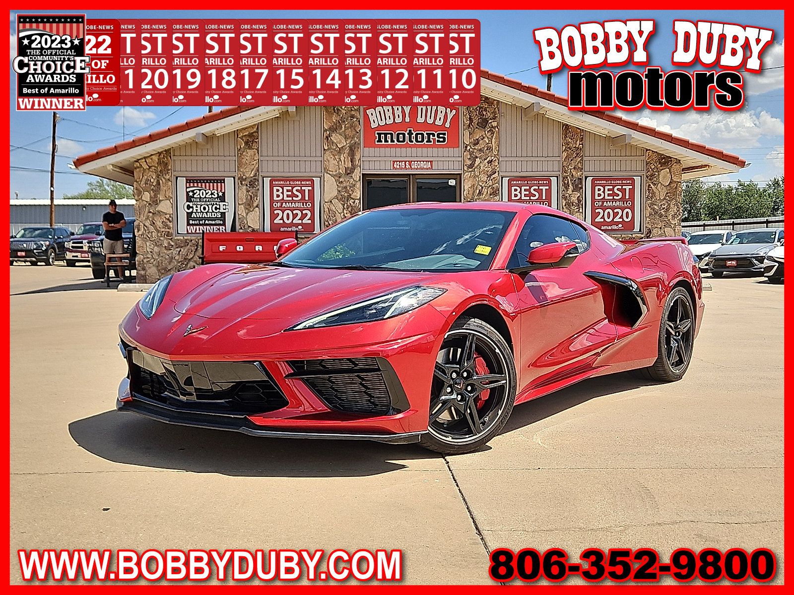 Used 2023 Chevrolet Corvette Stingray Coupe w/ Z51 Performance Package RWD image 1