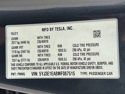 Used 2021 Tesla Model 3 Standard Range Plus RWD image 23