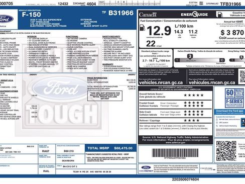 Used 2026 Ford F150 Tremor w/ Tow/Haul Package AWD/4WD image 36